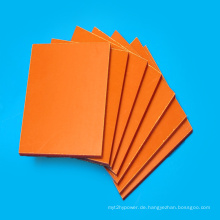 Orange Isolierpapier laminierte Phenolplatte